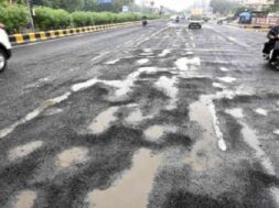 ahmedabad road broken