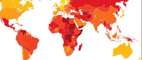 કરપ્શન પર્સેપ્શન ઈન્ડેક્સ: ભારત 85માં ક્રમાંક પર, યુરોપના દેશોમાં સૌથી ઓછો ભ્રષ્ટાચાર