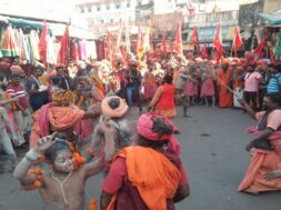 ambaji akhada sadhu rally