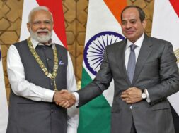 PM Narendra Modi being conferred with the ‘Order of Nile’ award  by Egyptian President Abdel Fattah El-Sisi